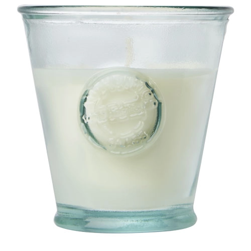 Świeca sojowa ze świecznikiem ze szkła z recyklingu Luzz PFC-11323001