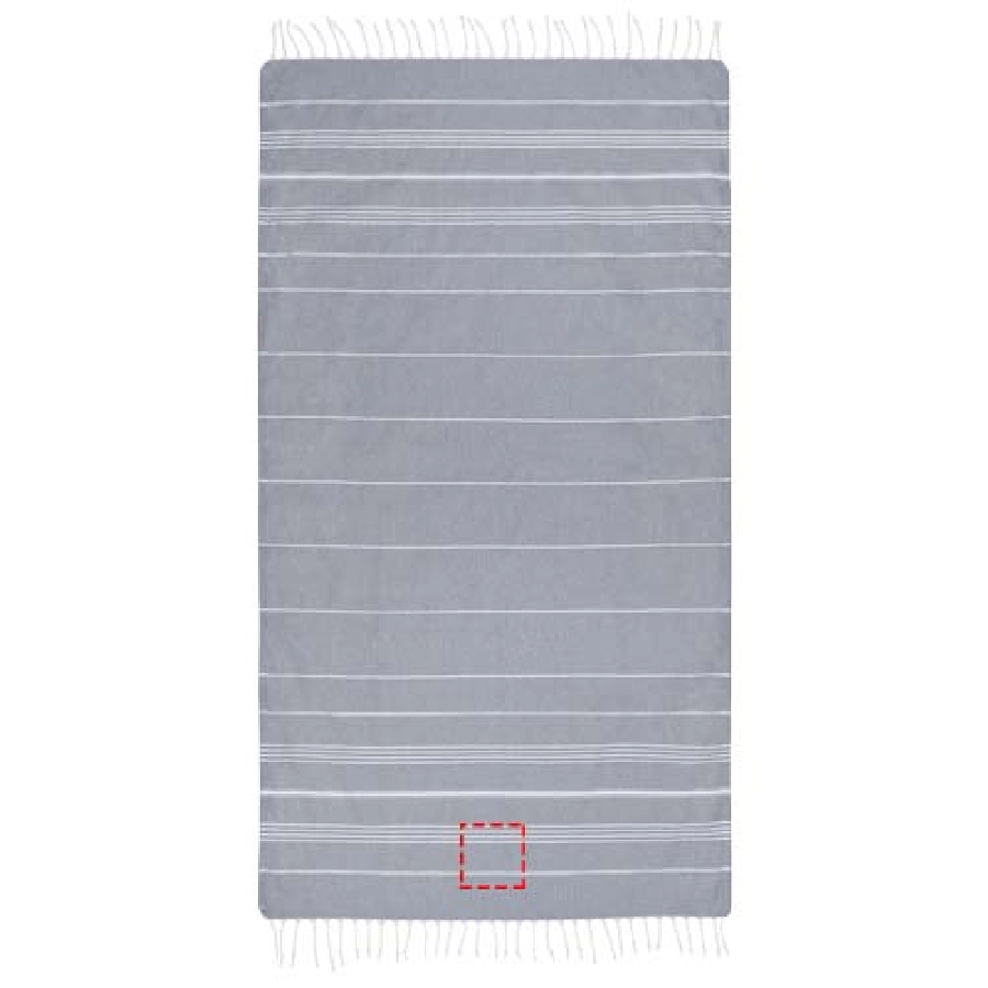 Anna bawełniany ręcznik hammam o gramaturze 150 g/m² i wymiarach 100 x 180 cm PFC-11333582