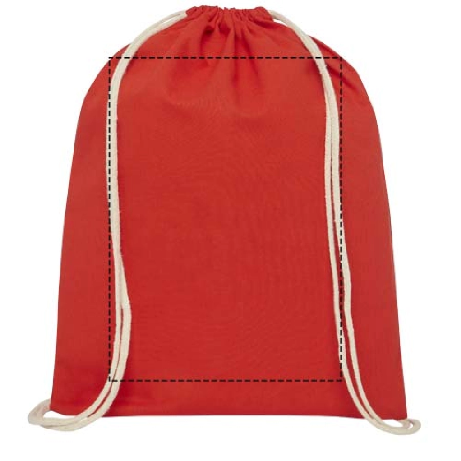 Plecak bawełniany premium Oregon PFC-12011304 czerwony