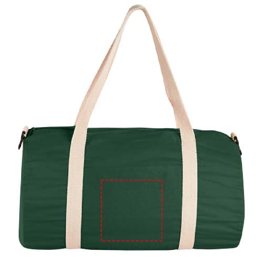 Bawełniana torba sportowa Barrel PFC-12019503 zielony
