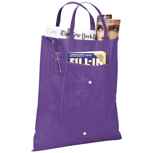 Składana torba z włókniny Maple PFC-12026806 fioletowy