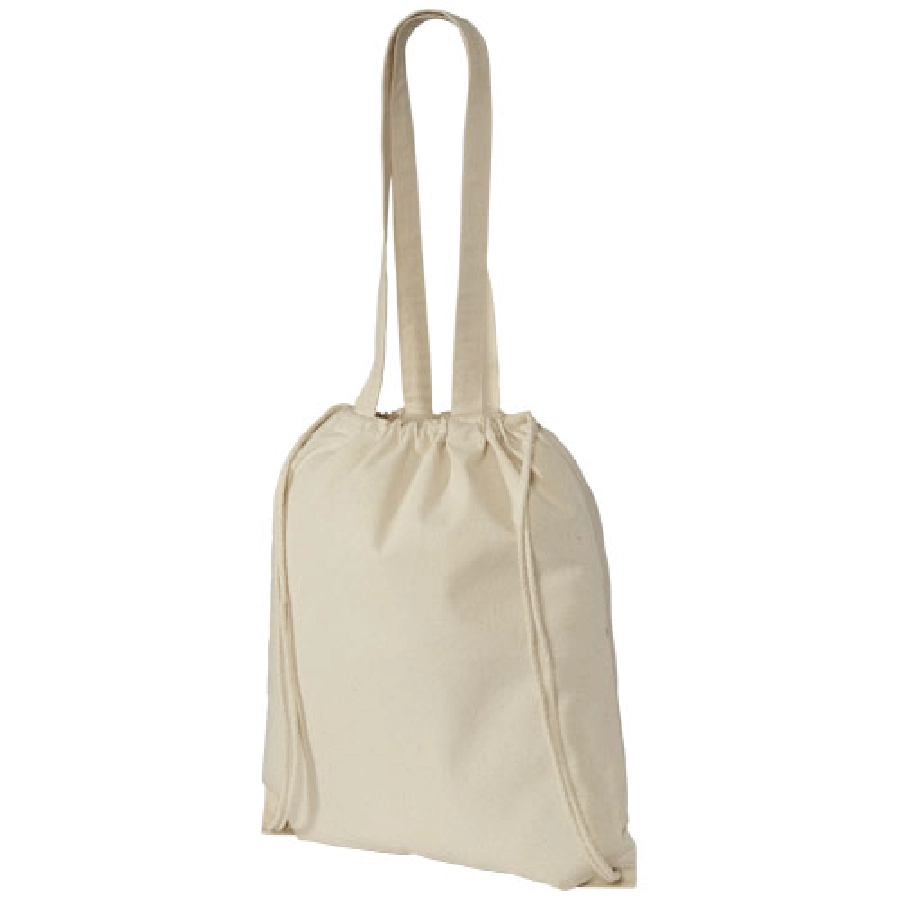 Plecak Eliza wykonany z bawełny o gramaturze 240 g/m² ze sznurkiem ściągającym PFC-12027600 biały