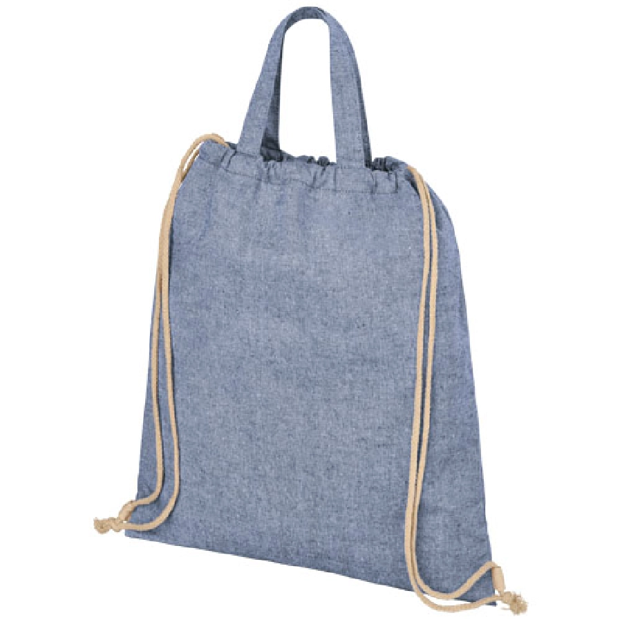 Plecak Pheebs z bawełnianym sznurkiem ściągającym z recyklingu o gramaturze 210 g/m² PFC-12046050