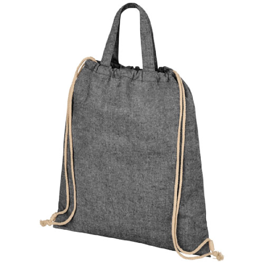 Plecak Pheebs z bawełnianym sznurkiem ściągającym z recyklingu o gramaturze 210 g/m² PFC-12046090