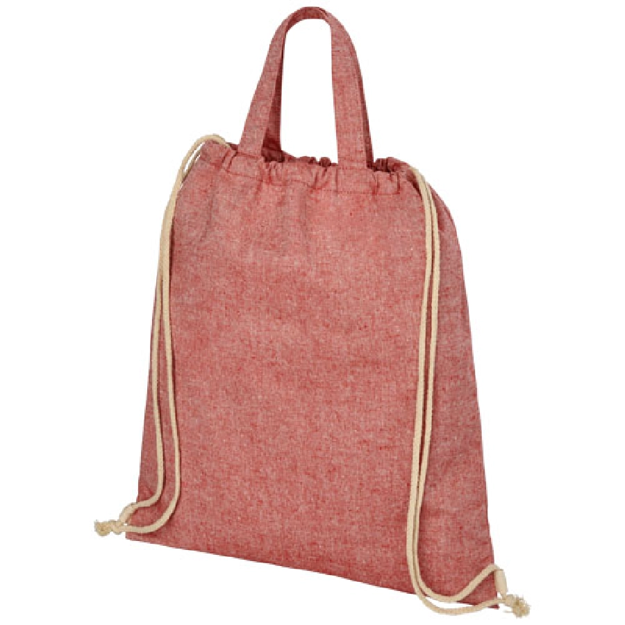 Plecak Pheebs z bawełnianym sznurkiem ściągającym z recyklingu o gramaturze 210 g/m² PFC-12046091