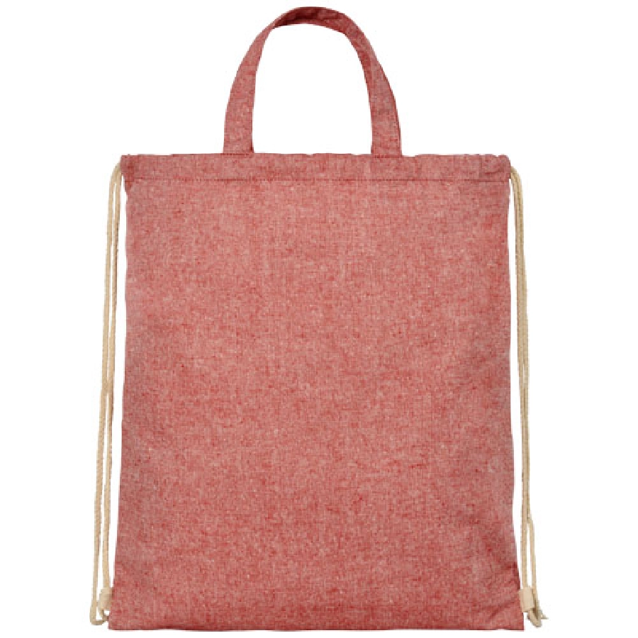 Plecak Pheebs z bawełnianym sznurkiem ściągającym z recyklingu o gramaturze 210 g/m² PFC-12046091