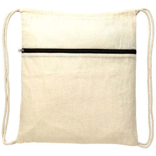 Plecak Oregon z zamkiem błyskawicznym i sznurkiem ściągającym PFC-12047100 biały