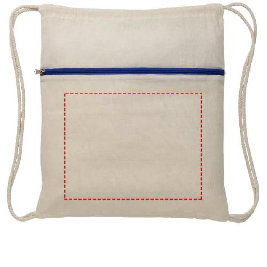 Plecak Oregon z zamkiem błyskawicznym i sznurkiem ściągającym PFC-12047101 biały