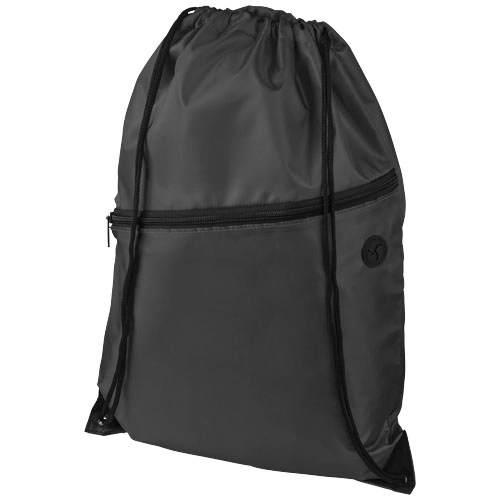 Plecak Oriole z zamkiem błyskawicznym i sznurkiem ściągającym PFC-12047200 czarny