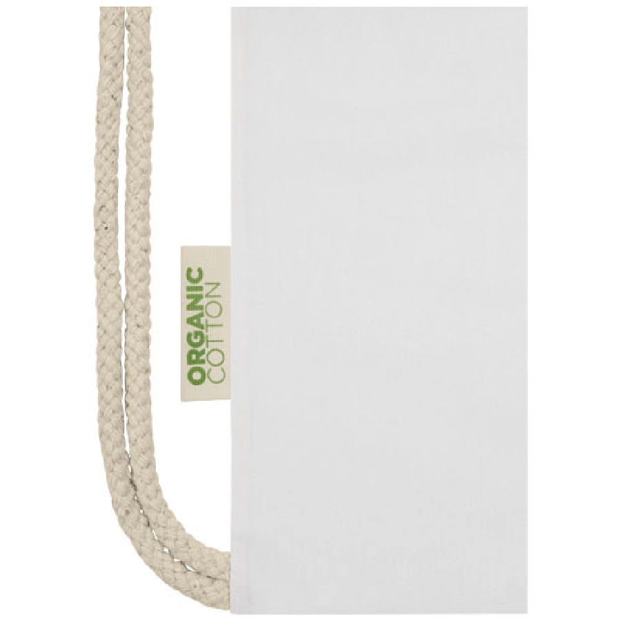 Orissa  plecak ściągany sznurkiem z bawełny organicznej z certyfikatem GOTS o gramaturze 100 g/m² PFC-12049001