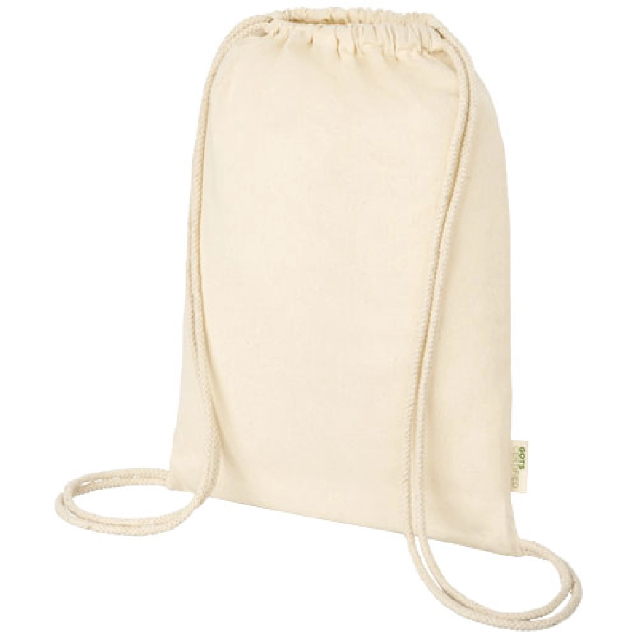 Orissa  plecak ściągany sznurkiem z bawełny organicznej z certyfikatem GOTS o gramaturze 100 g/m² PFC-12049010