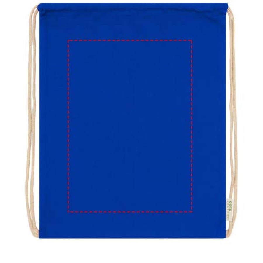Orissa  plecak ściągany sznurkiem z bawełny organicznej z certyfikatem GOTS o gramaturze 100 g/m² PFC-12049053