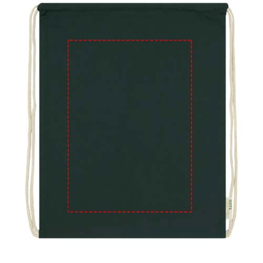 Orissa  plecak ściągany sznurkiem z bawełny organicznej z certyfikatem GOTS o gramaturze 100 g/m² PFC-12049064