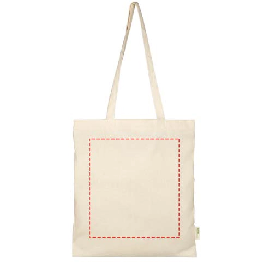 Orissa  torba na zakupy z bawełny organicznej z certyfikatem GOTS o gramaturze 100 g/m² PFC-12049110