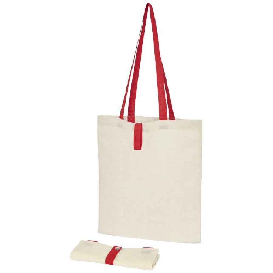 Składana torba na zakupy Nevada wykonana z bawełny o gramaturze 100 g/m² PFC-12049202