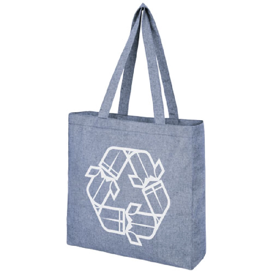 Pheebs poszerzana torba na zakupy z bawełny z recyclingu o gramaturze 210 g/m2 PFC-12053750