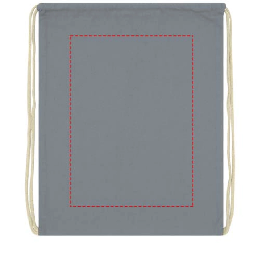 Plecak Oregon wykonany z bawełny o gramaturze 140 g/m² ze sznurkiem ściągającym PFC-12057582