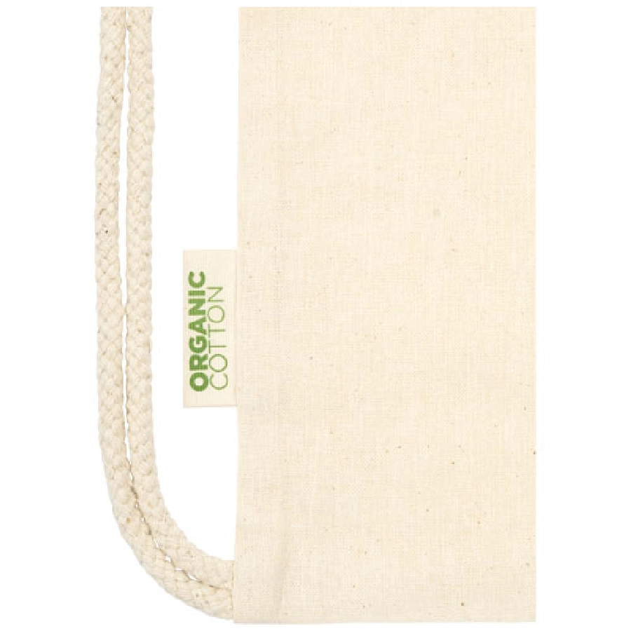 Orissa 140 g/m² organic cotton drawstring bag 5L PFC-12061206