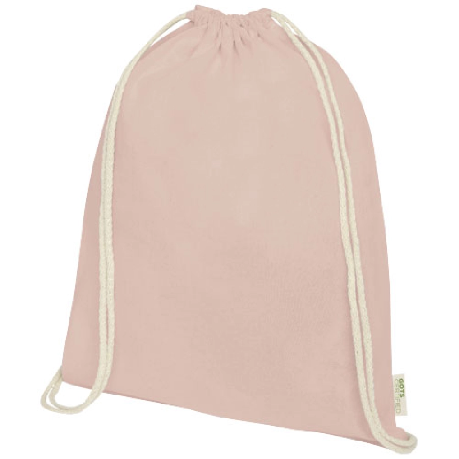 Orissa 140 g/m² organic cotton drawstring bag 5L PFC-12061240