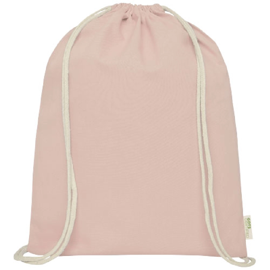 Orissa 140 g/m² organic cotton drawstring bag 5L PFC-12061240