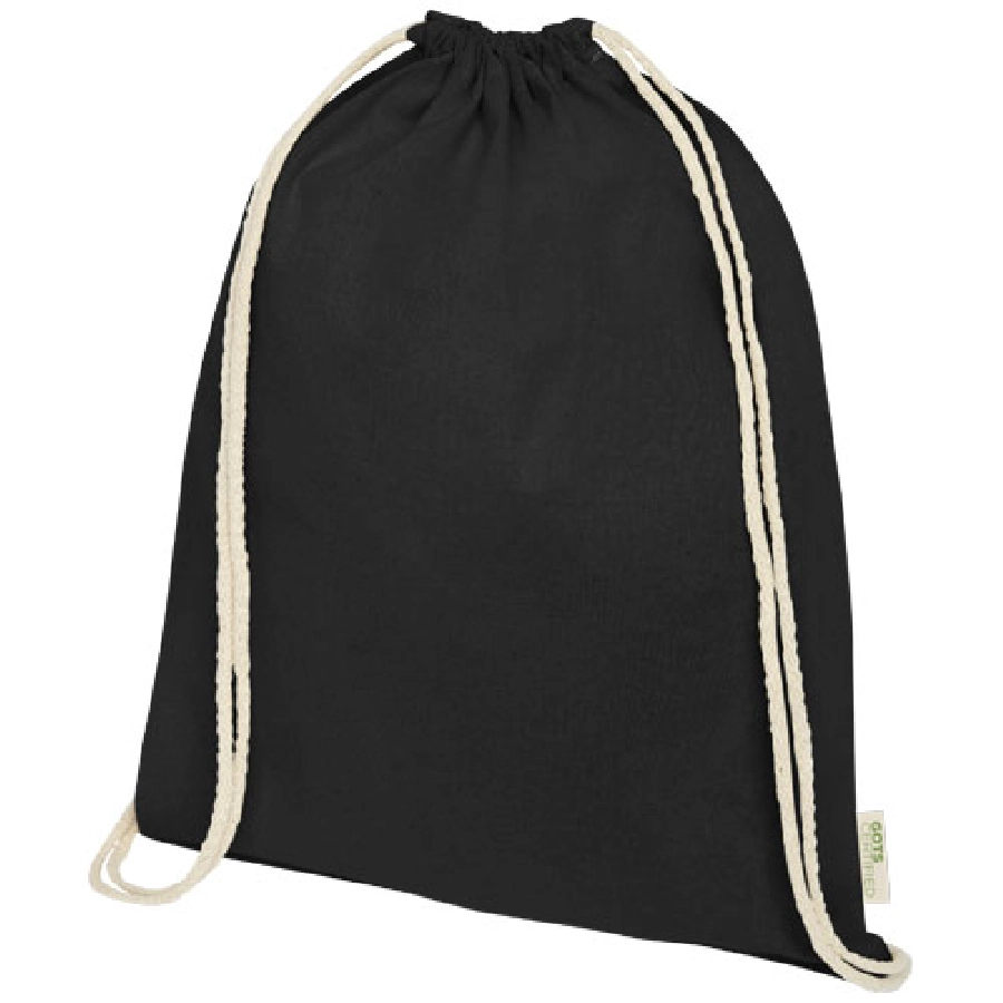 Plecak ściągany sznurkiem Orissa z bawełny organicznej z certyfikatem GOTS o gramaturze 140 g/m² PFC-12061290