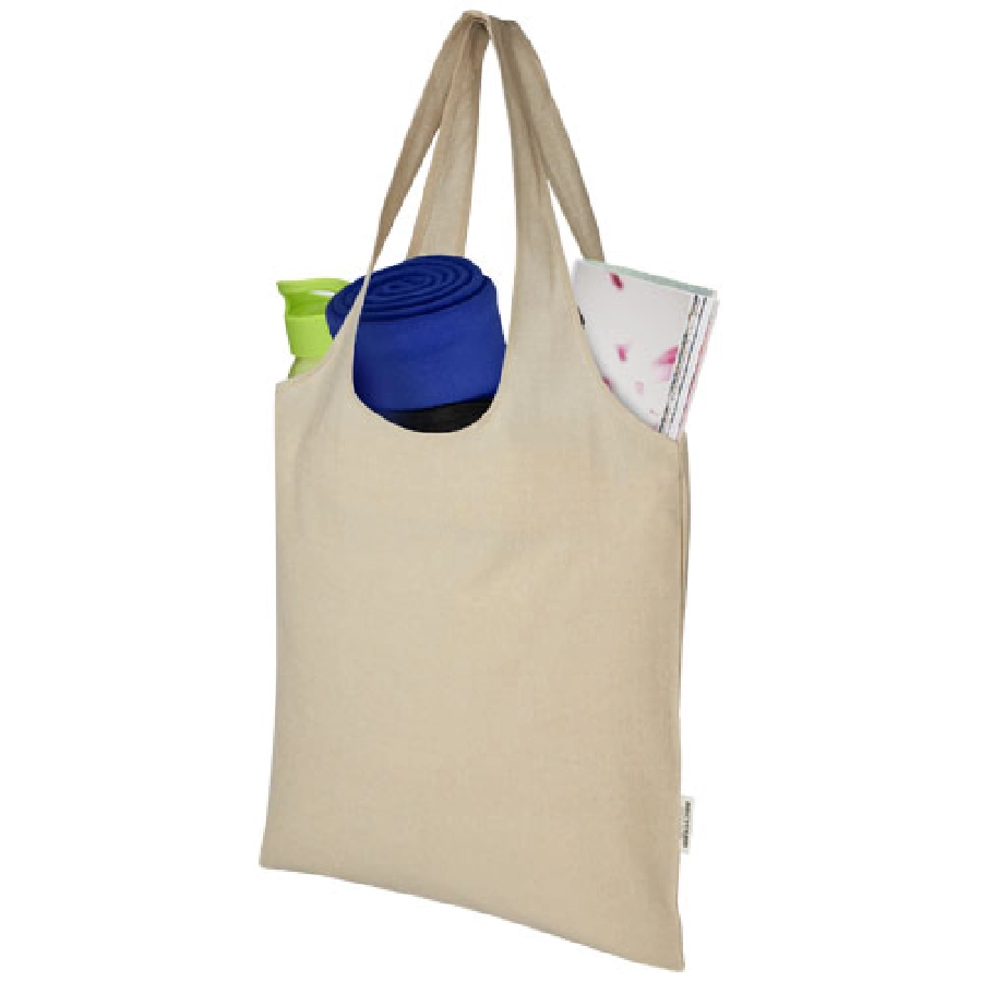 Pheebs modna torba na zakupy o pojemności 7 l z bawełny z recyklingu o gramaturze 150 g/m² PFC-12064106