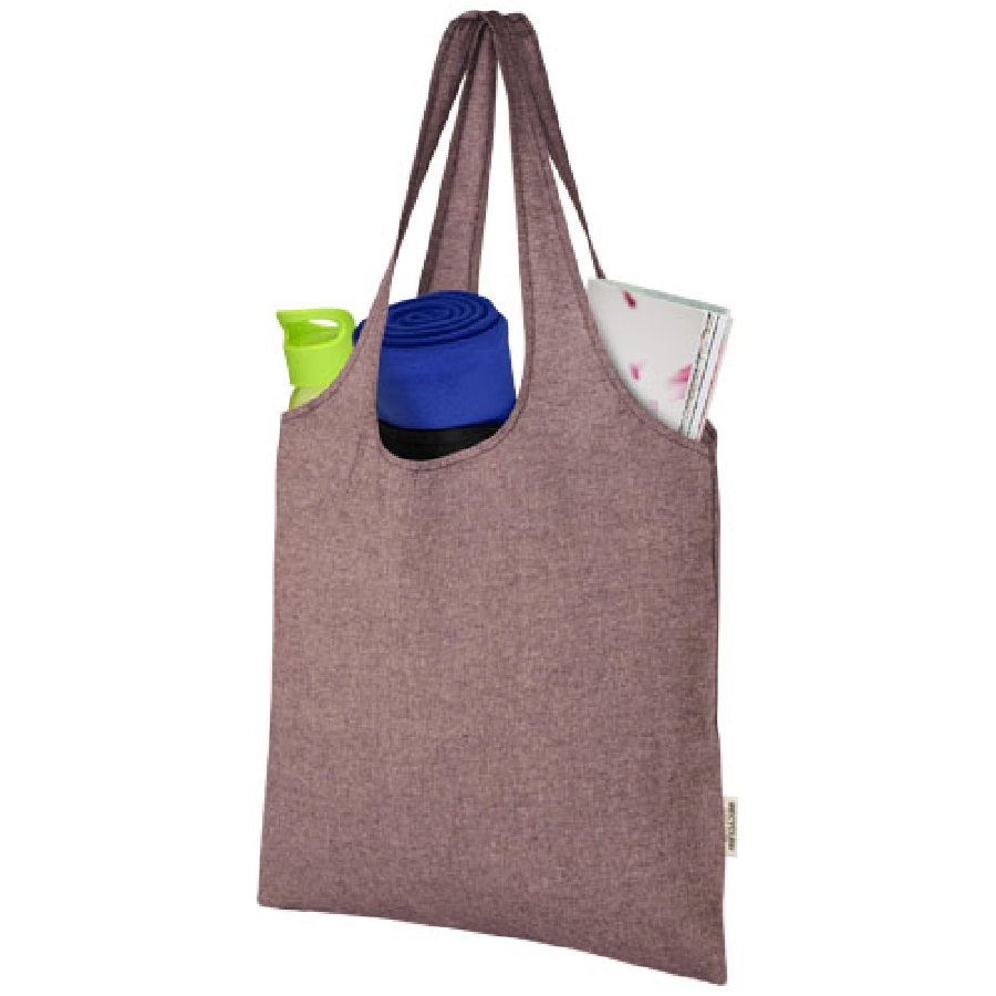 Pheebs modna torba na zakupy o pojemności 7 l z bawełny z recyklingu o gramaturze 150 g/m² PFC-12064120