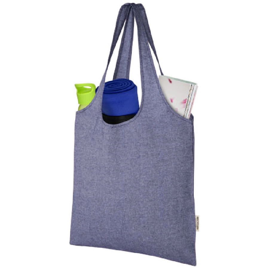 Pheebs modna torba na zakupy o pojemności 7 l z bawełny z recyklingu o gramaturze 150 g/m² PFC-12064150