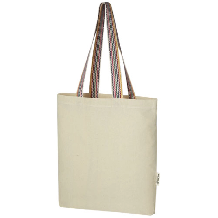 Rainbow torba na zakupy o pojemności 5 l z bawełny z recyklingu o gramaturze 180 g/m² PFC-12064206