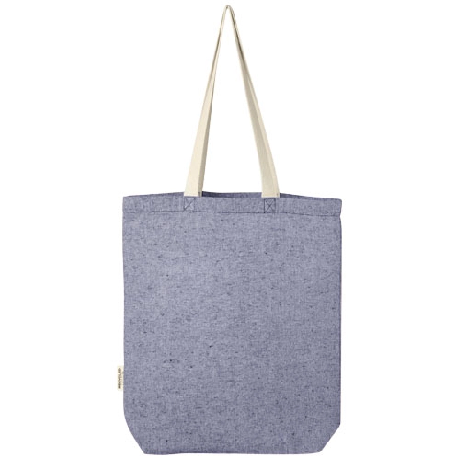 Pheebs torba na zakupy o pojemności 9 l z bawełny z recyklingu o gramaturze 150 g/m² i z przednią kieszenią PFC-12064350