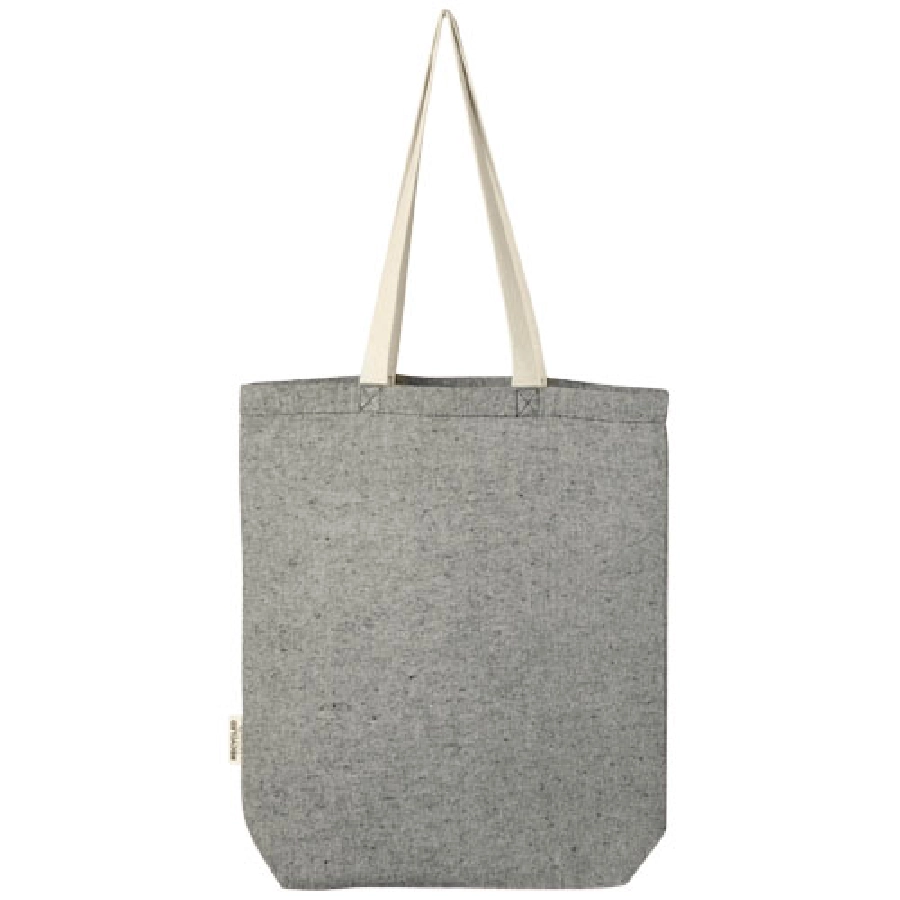 Pheebs torba na zakupy o pojemności 9 l z bawełny z recyklingu o gramaturze 150 g/m² i z przednią kieszenią PFC-12064390
