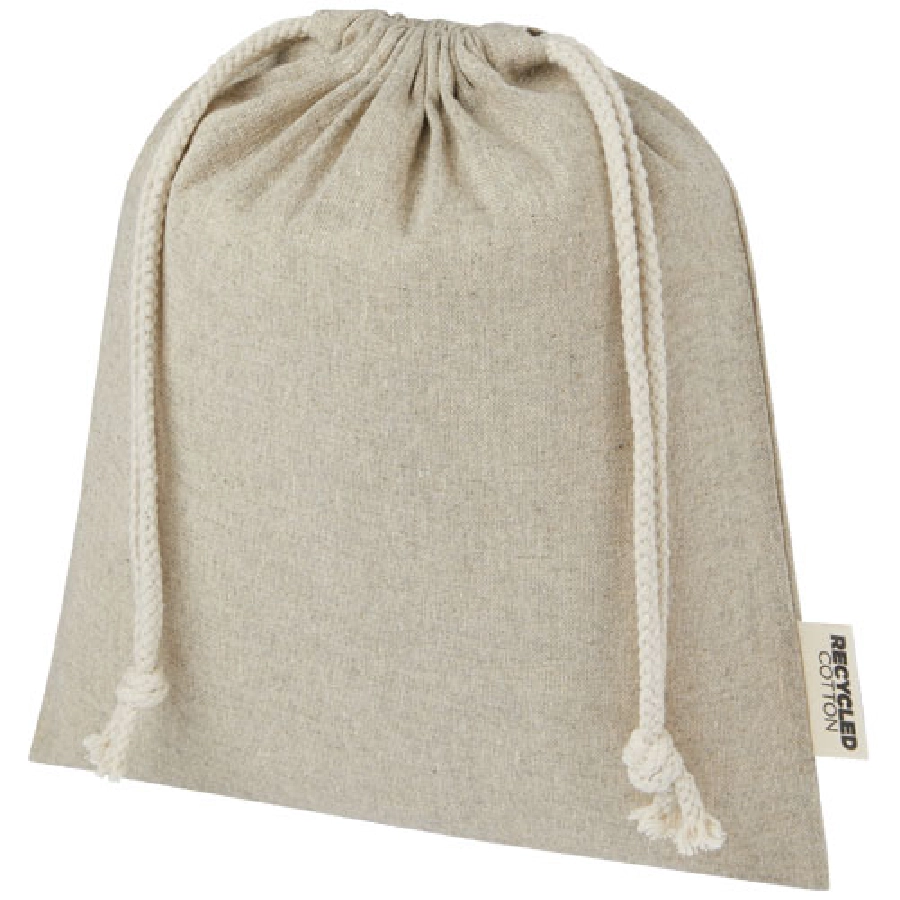 Pheebs torba na prezent z bawełny z recyklingu o gramaturze 150 g/m² i z certyfikatem GRS, średnia o pojemności 1,5 l PFC-12067106
