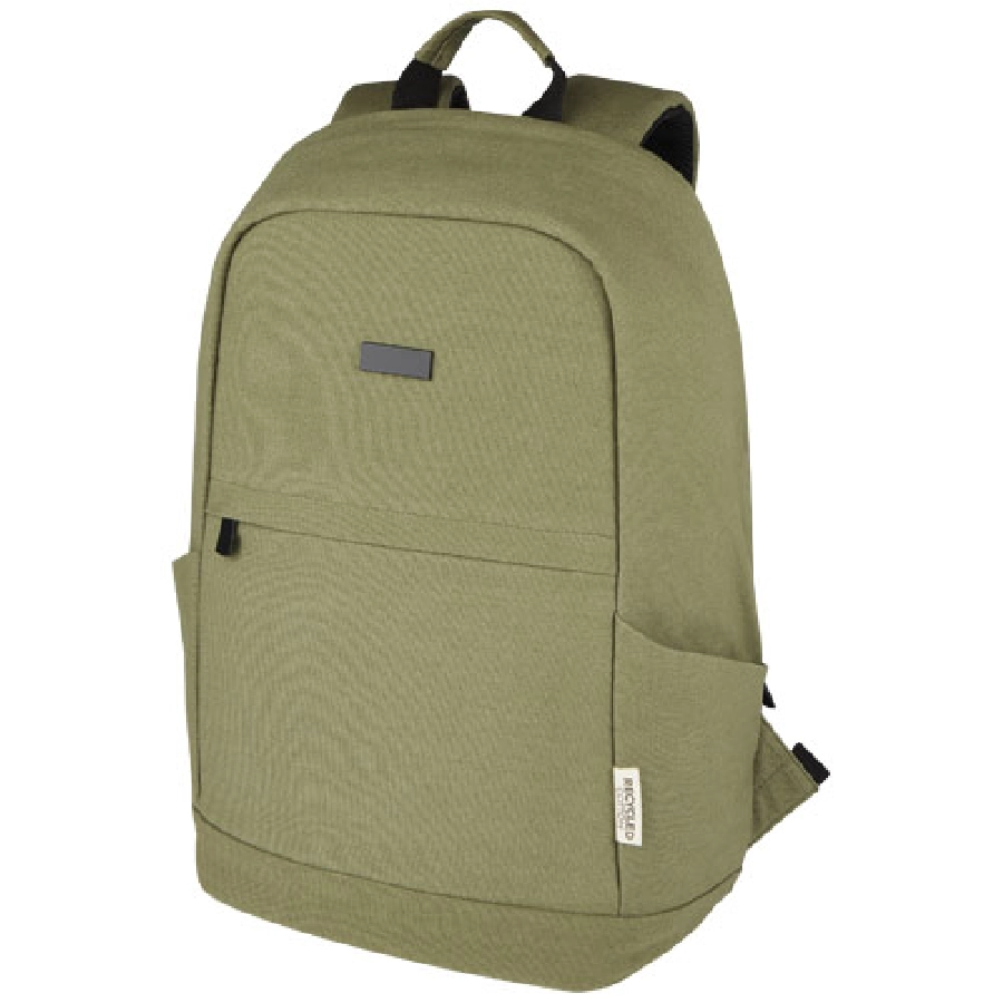 Joey 15,6-calowy plecak na laptopa z płótna z recyklingu z certyfikatem GRS o pojemności 18 l PFC-12067760