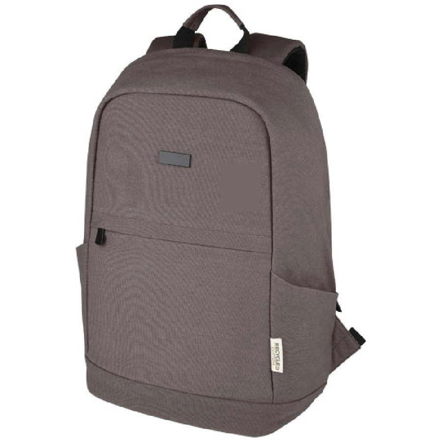 Joey 15,6-calowy plecak na laptopa z płótna z recyklingu z certyfikatem GRS o pojemności 18 l PFC-12067782
