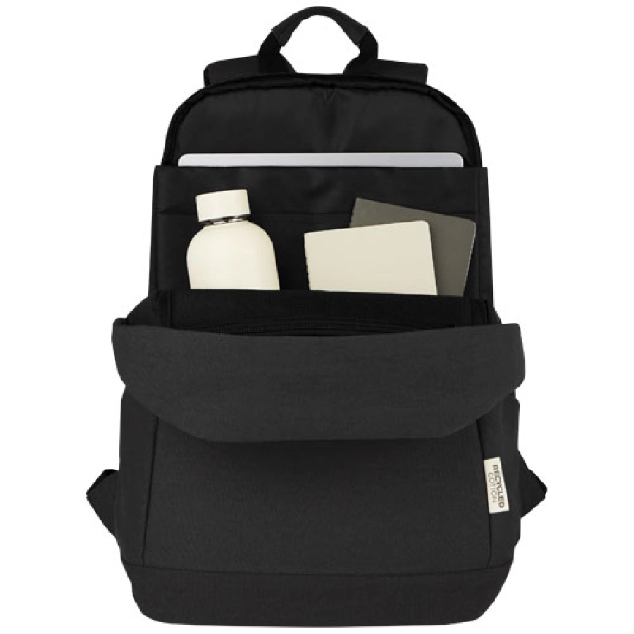 Joey 15,6-calowy plecak na laptopa z płótna z recyklingu z certyfikatem GRS o pojemności 18 l PFC-12067790