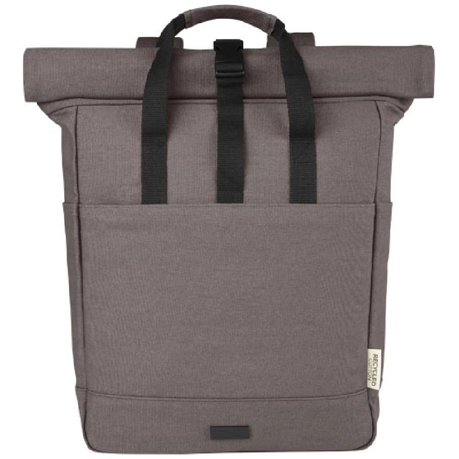 Joey 15-calowy plecak na laptopa z płótna z recyklingu z certyfikatem GRS o pojemności 15 l PFC-12067882