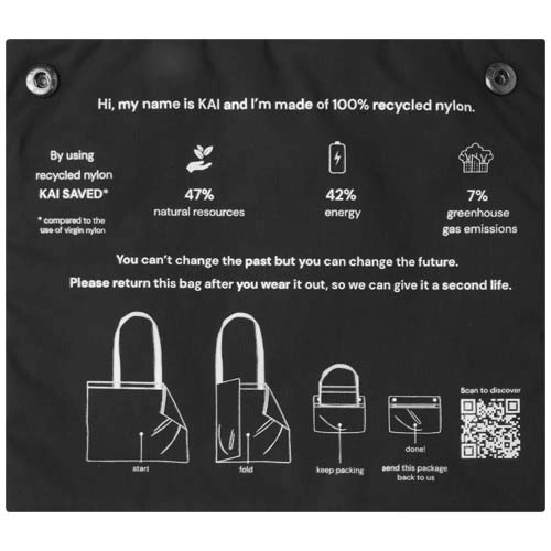 Kai torba na zakupy z recyklingu z certyfikatem GRS PFC-12071390