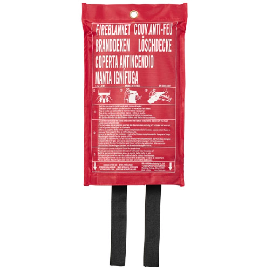 Awaryjny koc przeciwpożarowy Margrethe PFC-12200300 czerwony