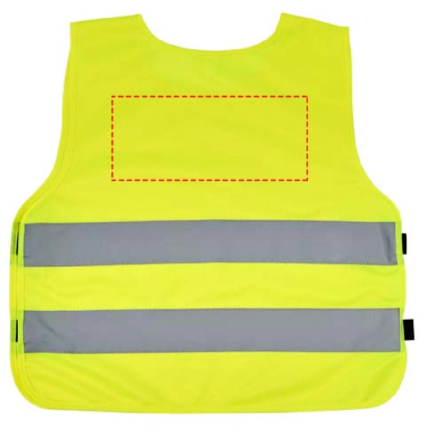 Kamizelka bezpieczeństwa Odile z zapięciem na rzepy dla dzieci w wieku 3-6 lat PFC-12202200 żółty