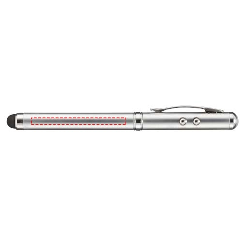 Długopis ze stylusem i wskaźnikiem laserowym Sovereign PFC-12347500 srebrny
