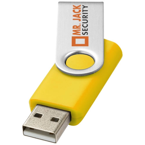 Pamięć USB Rotate-basic 2GB PFC-12350407 żółty