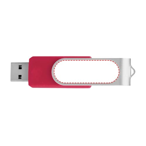 Pamięć USB Rotate-doming 4GB PFC-12351003 czerwony