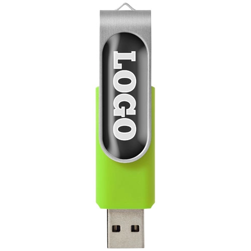 Pamięć USB Rotate-doming 4GB PFC-12351005 zielony