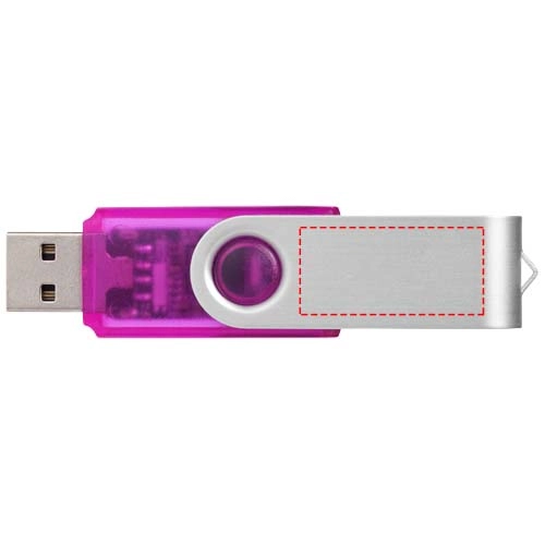 Pamięć USB Rotate-translucent 2GB PFC-12351600 różowy