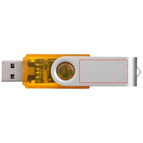 Pamięć USB Rotate-translucent 2GB PFC-12351602 pomarańczowy