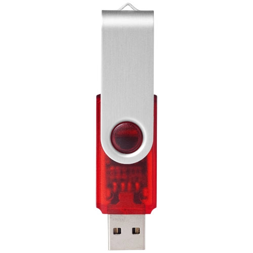 Pamięć USB Rotate-translucent 2GB PFC-12351604 czerwony