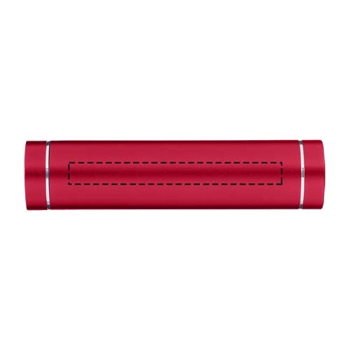Aluminiowy akumulator powerbank Bolt 2200 mAh PFC-12356703 czerwony