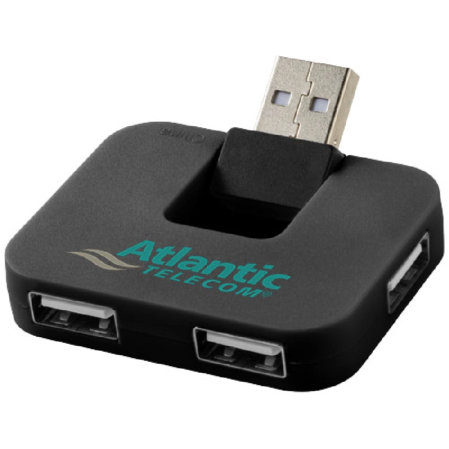 Rozdzielacz USB Gaia 4-portowy PFC-12359800 czarny