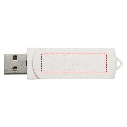 Pamięć USB Rotate wykonana ze słomy pszenicznej o pojemności 4GB PFC-12374302