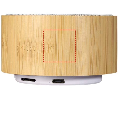 Bambusowy głośnik Cosmos z funkcją Bluetooth® PFC-12410001 brązowy